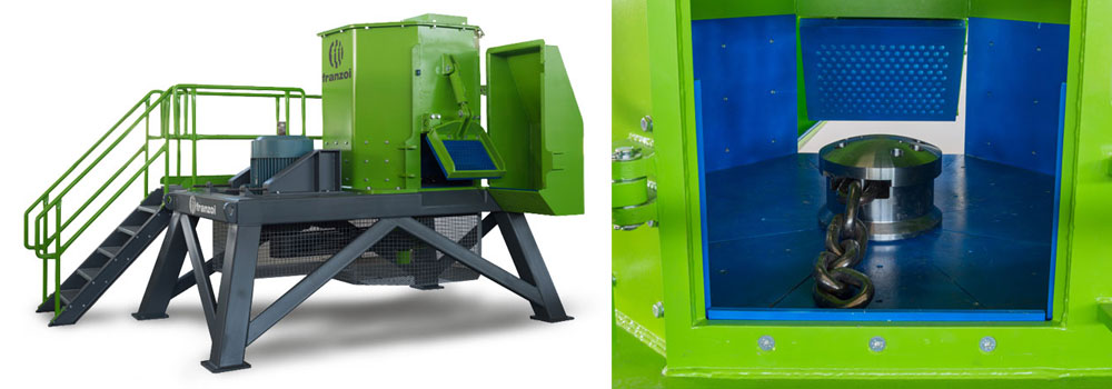 Vertical shredder