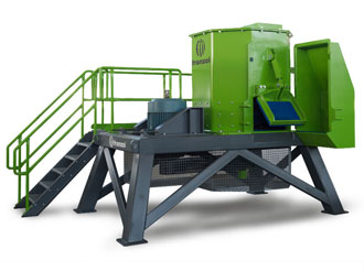 Vertical shredder