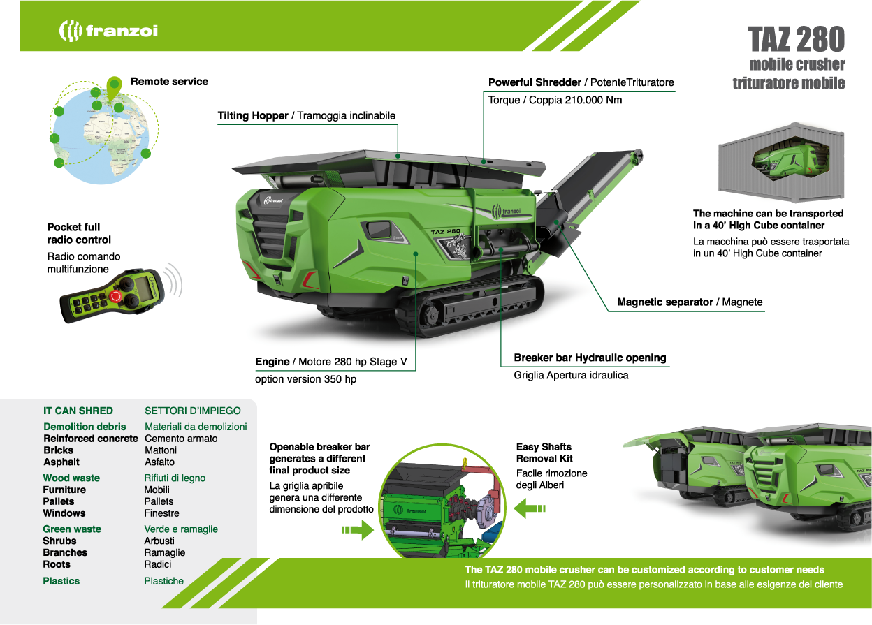 trituratore mobile