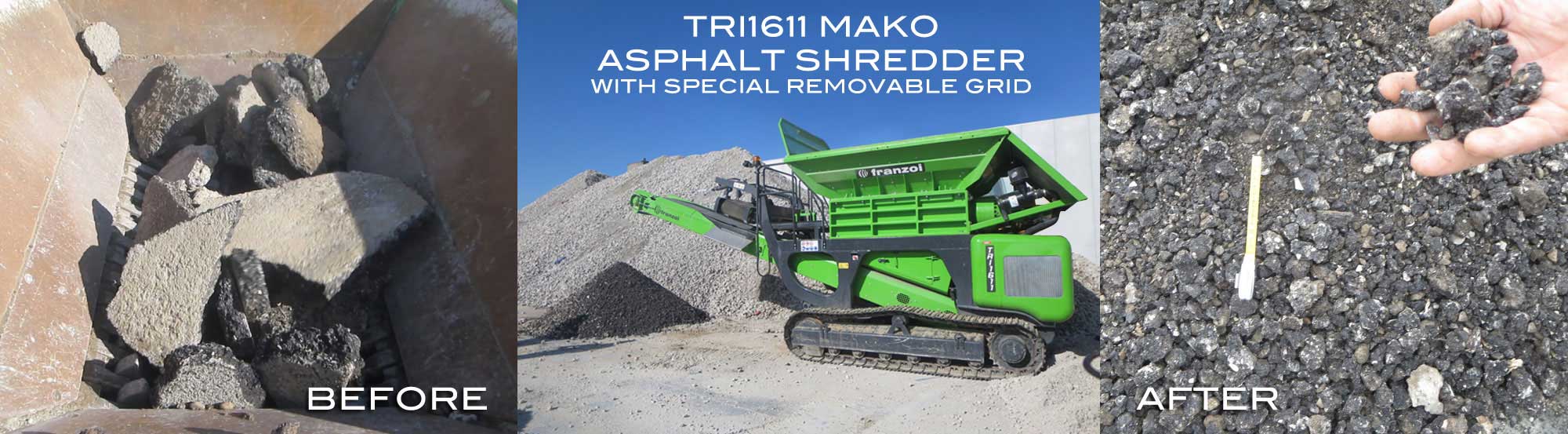 asphalt shredder